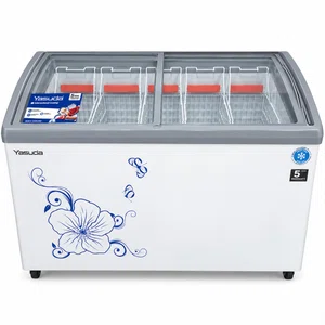 Yasuda Deep Freeze YS-350A 350 Litre Curved Glass Door