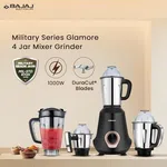 Bajaj 410626 Mixer Grinder 4 Jar 1000W Military Series Glamore - Available at AfnoBazar Nepal