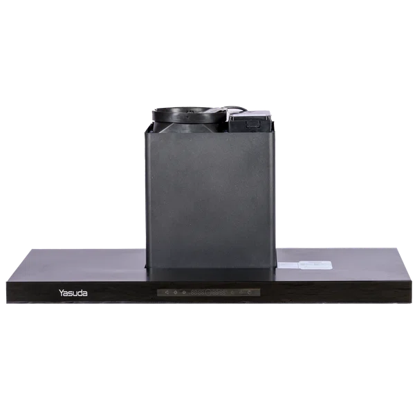 Yasuda Chimney YS-C90TBD 90 CM Black Filterless, AutoClean and Touch Sensor, BLDC Motor with Turbo Suction