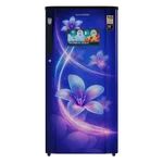 Akaritek 200 Litre Single Door Maroon Floral Refrigerator AK-RS200ME - Available at AfnoBazar Nepal