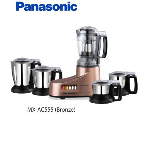 Panasonic MX-AC555 550W 5 Jar Super Mixer Grinder - Available at AfnoBazar Nepal