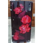 Yasuda 200 Ltr single door Refrigerator Red Floral YSDS200RF image 2