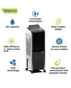 Symphony Air Cooler Diet 3D 20i Honeycomb 110 Watt 20 Ltr