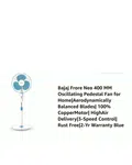 Bajaj 252106 Turbo 400MM Fiji Blue 16" Pedestal Fan Normal Speed in Fiji Blue - Available at AfnoBazar Nepal