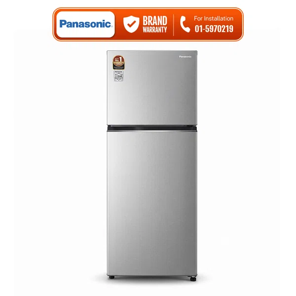 Panasonic 320 Litres Prime Convertible Double Door Refrigerators in Electric Grey NR-TG338BVHX - Available at AfnoBazar Nepal