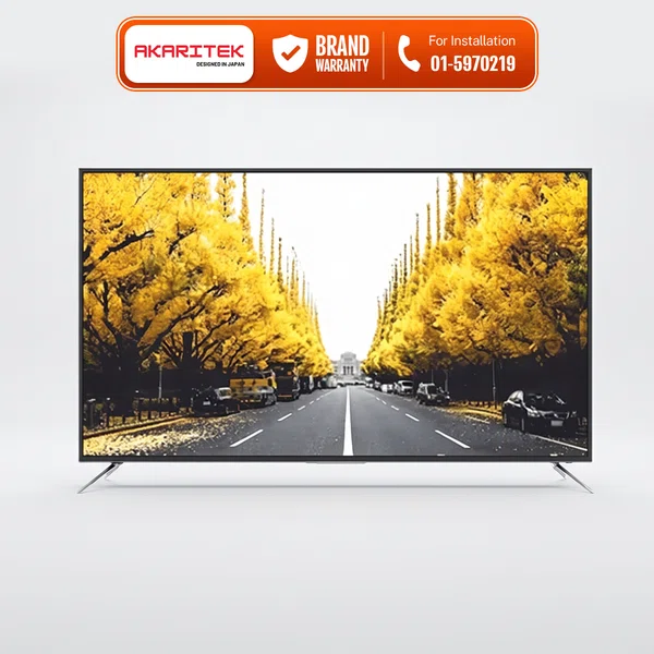 Akaritek 32 Inch Smart LED Bezel-less AK-32SGS - Available at AfnoBazar Nepal