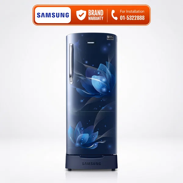 Samsung RR20T282ZU8/IM 192 Ltr Single Door Refrigerator DIT-Blooming Saffron - Available at AfnoBazar Nepal