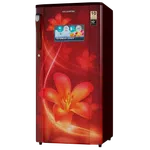 Akaritek 200 Litre Single Door Red Floral Refrigerator AK-RS200RE - Available at AfnoBazar Nepal