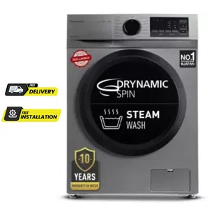 Panasonic Front Load Washing Machine 9 kg Inverter Motor NA-18MG1LN1 - Available at AfnoBazar Nepal