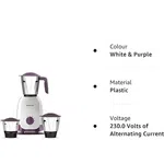 Bajaj Ninja Series Carve Mixer Grinder 750W Purple 410578 - Available at AfnoBazar Nepal
