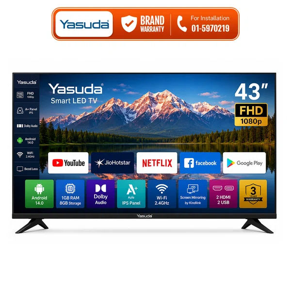 Yasuda YS-F43GS 43 smart led