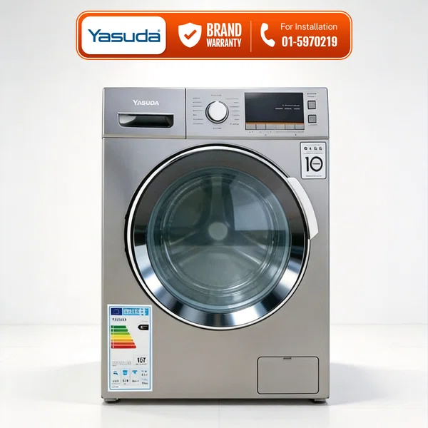 Yasuda Front Load 8kg Inverter Motor Washing Machine YS-FL80TB
