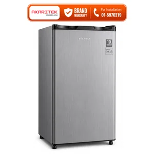 Akaritek AKDS110SH 110 Litre Single Door Silver Hairline - Available at AfnoBazar Nepal