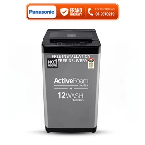 Panasonic 7.0 Kg Front Panel Top Load Washing Machine Inox Grey Color NA-F70C2CNP - Available at AfnoBazar Nepal