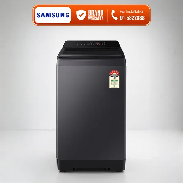 Samsung 8 kg Automatic Top Load Washing Machine with Ecobubble WA40F08D1CIM - Available at AfnoBazar Nepal