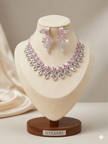 Premium Quality American Diamond Set - Available at AfnoBazar Nepal