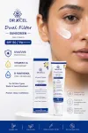 Dr Xcel Dual Filter+ Sunscreen Gel Cream SPF 50 PA++++ 75g - Available at AfnoBazar Nepal