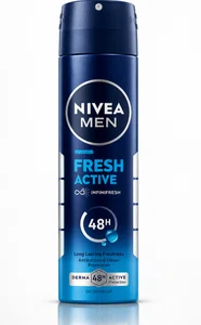 NIVEA MEN Fresh Active Deodorant Spray 150 ml – Long-Lasting Freshness - Available at AfnoBazar Nepal