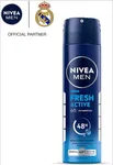 NIVEA MEN Fresh Active Deodorant Spray 150 ml – Long-Lasting Freshness - Available at AfnoBazar Nepal
