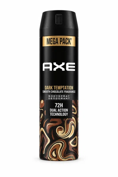 AXE Dark Temptation Mega Pack Body Spray Deodorant for Men 215ml | Smooth Chocolate Fragrance | Dual Action Technology - Available at AfnoBazar Nepal
