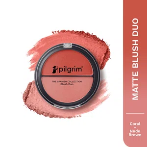 Pilgrim The Spanish Collection Matte Blush Duo - Coral Rumba (9 g)
