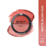 Pilgrim The Spanish Collection Matte Blush Duo - Coral Rumba (9 g) image 1