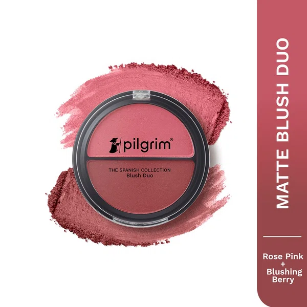 Pilgrim The Spanish Collection Matte Blush Duo - Berry Beat (9 g)