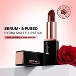 Pilgrim Matte Me Up! Serum Bullet Lipstick with SPF 30 - Burgundy Blaze (4.2 g) image 1