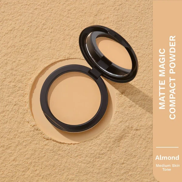 Pilgrim Magic Matte Compact Powder with SPF 25 - Almond (7 g)
