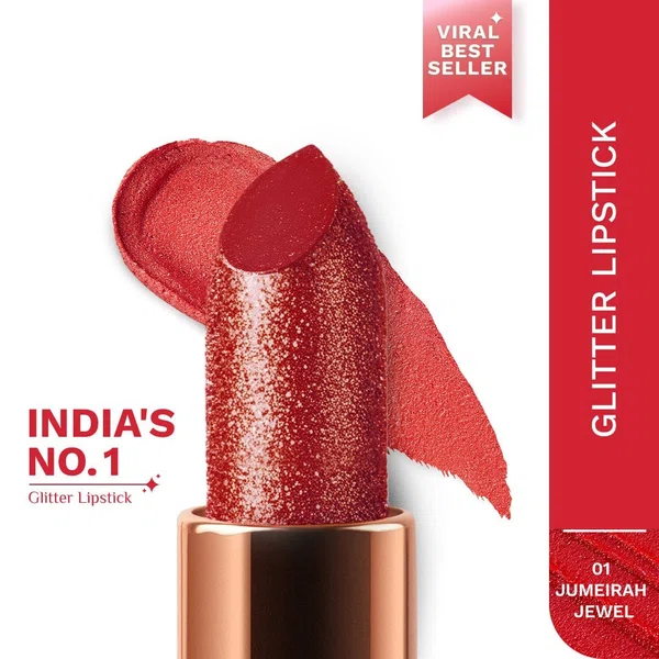 Pilgrim Dubai Bling Glitter Lipstick - Jumeirah Jewel (4.2 g)