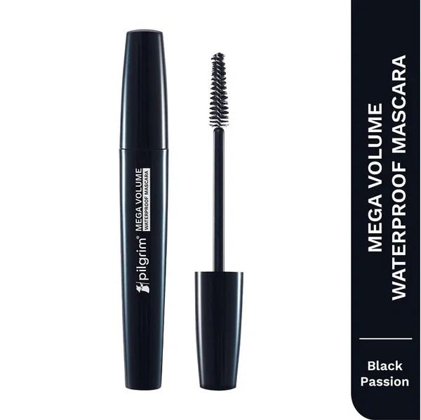Pilgrim Mega Volume Waterproof Mascara - Black Passion (5 ml)