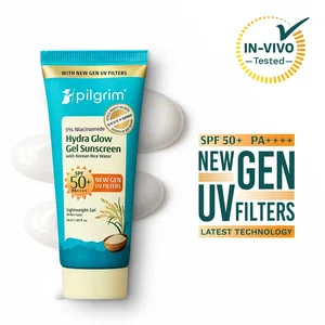 Pilgrim 5% Niacinamide Hydra Glow Gel Sunscreen SPF 50+ PA++++ - 50 ml