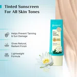 Pilgrim Korean White Lotus Tinted Sunscreen SPF 50+ PA++++ - 50 ml image 4