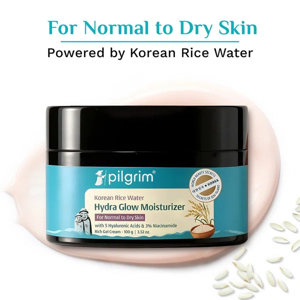 Pilgrim Korean Rice Water Hydra Glow Moisturizer - 50 g
