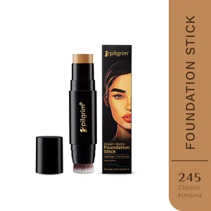 Pilgrim Dream Matte Foundation Stick with Built-in Brush - Classic Almond (10 g)