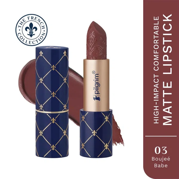 Pilgrim The French Collection Matte Bullet Lipstick - Boujeé Babe (4 g)