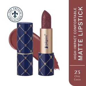 Pilgrim The French Collection Matte Bullet Lipstick - Chic Coco (4 g) - Available at AfnoBazar Nepal