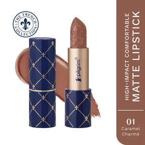 Pilgrim The French Collection Matte Bullet Lipstick - Caramel Charmé (4 g) - Available at AfnoBazar Nepal