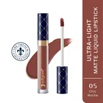 Pilgrim The French Collection Ultra-Light Matte Liquid Lipstick - Chic Mocha (3.5 ml) - Available at AfnoBazar Nepal