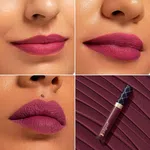 Pilgrim The French Collection Ultra-Light Matte Liquid Lipstick - Wine Séduction (3.5 ml) - Available at AfnoBazar Nepal