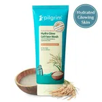Pilgrim Korean Rice Water Hydra Glow Gel Face Wash - 100 ml - Available at AfnoBazar Nepal