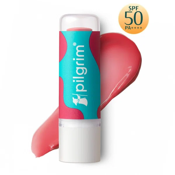 Pilgrim Vitamin C Tinted Lip Balm SPF 50 PA++++ - 4.5 g - Available at AfnoBazar Nepal