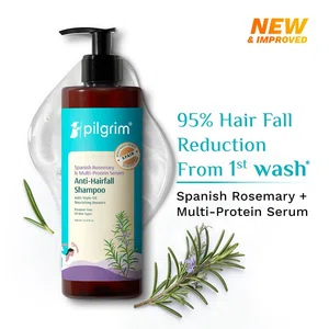 Pilgrim Spanish Rosemary & Biotin Anti-Hairfall Shampoo - 400 ml - Available at AfnoBazar Nepal
