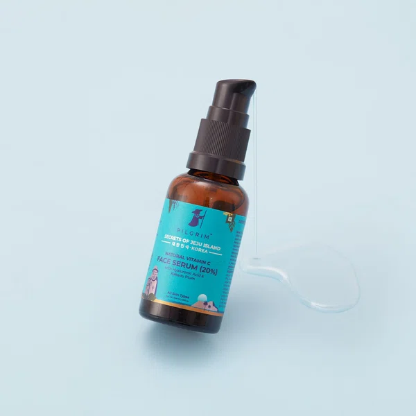 Pilgrim Vitamin C Skin Renewal Night Serum with Hyaluronic Acid - 30 ml - Available at AfnoBazar Nepal