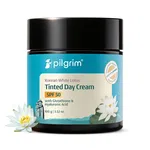 Pilgrim Korean White Lotus Tinted Day Cream SPF 50 - 100 g - Available at AfnoBazar Nepal