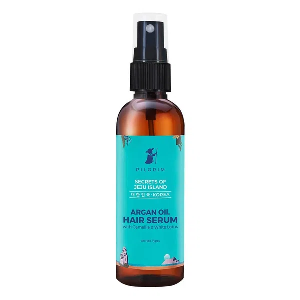 Pilgrim Argan Oil Hair Serum Spray with Camellia & White Lotus - 100 ml - Available at AfnoBazar Nepal