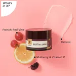 Pilgrim Red Vine Night Gel Crème with Retinol, Mulberry & Vitamin C - 50 g - Available at AfnoBazar Nepal