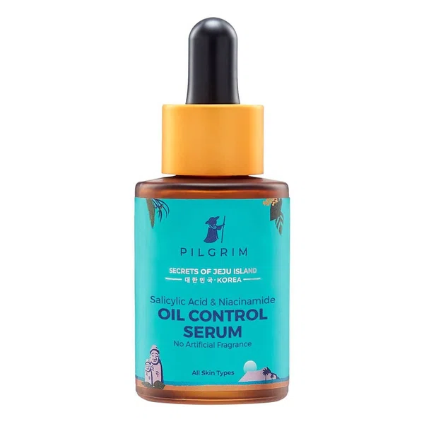 Pilgrim Salicylic Acid & Niacinamide Oil Control Serum - 30 ml - Available at AfnoBazar Nepal