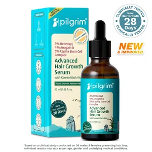 Pilgrim 3% Redensyl & 4% Anagain Advanced Hair Growth Serum - 50 ml - Available at AfnoBazar Nepal