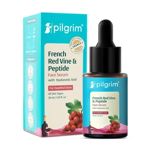 Pilgrim French Red Vine Face Serum for Anti-Ageing - 30 ml - Available at AfnoBazar Nepal